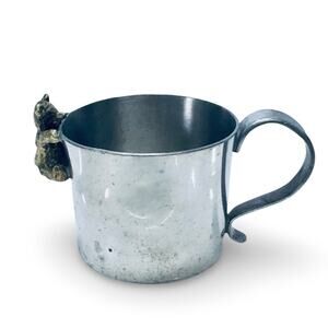 Vintage Old Newbury Pewter Baby Cup